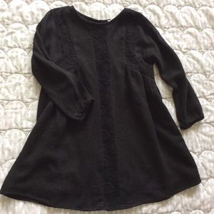 ZARA Girls | Fine wool blend crocheted dress sz XS
